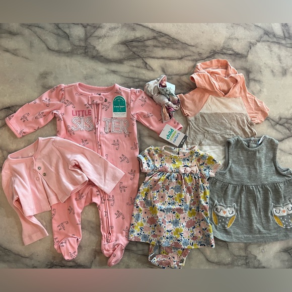 carters disney first impression baby girl clothing bundle 0-3m - Picture 4 of 5